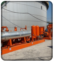 Oil filtration installation